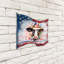 «Land of the Free Flag», panneau de bienvenue