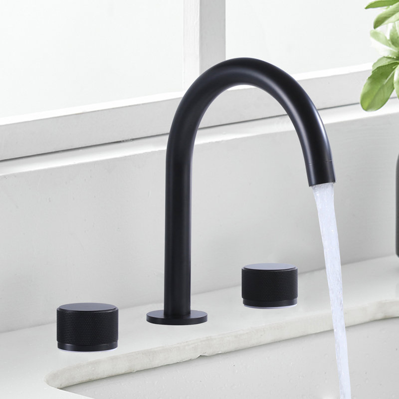 Robinet de salle de bain à large entraxe