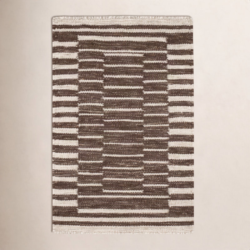 Heights Natural Handwoven Wool Rug, Rectangle 7'6" x 9'6"