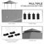 3m x3m Steel Patio Gazebo-95947843