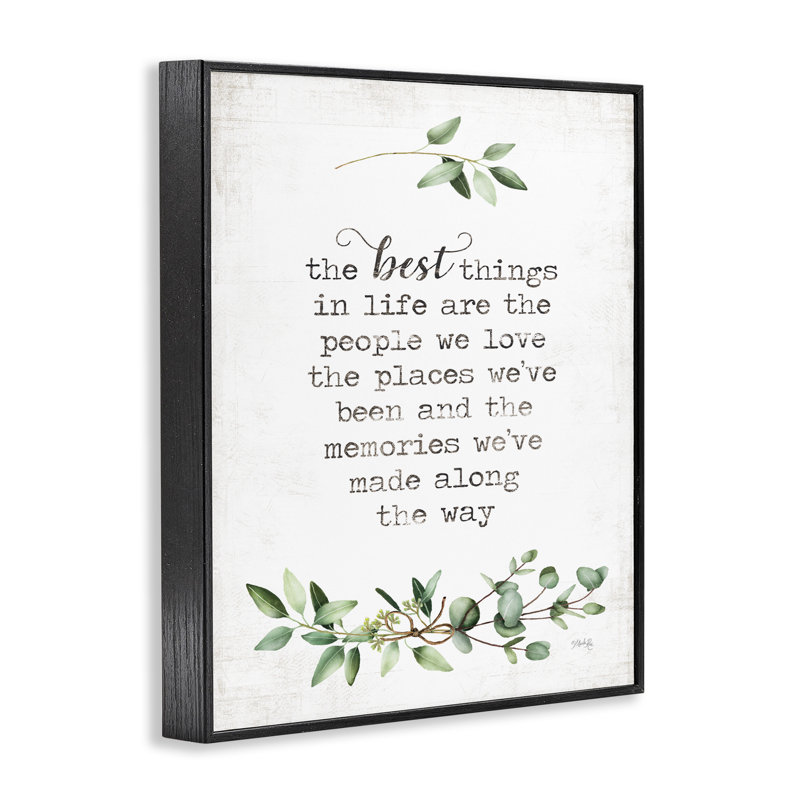 «The Best Things in Life Are People» par Marla Rae - reproduction d'art texturée, H 30 po x l 24 po