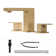 2-handle Bathroom Faucet with Drain Assembly