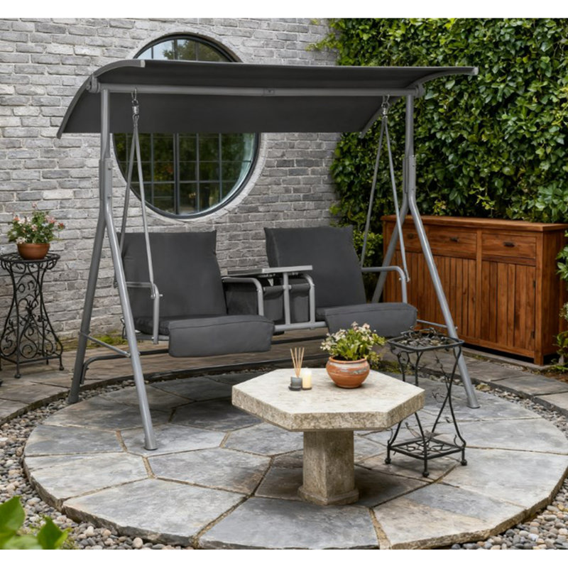 Balancelle de patio, balancelle d'extérieur, pour le jardin, la piscine, la cour, la chaise