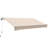 Retractable Awning Manual Sun Shade Shelter, Beige-67500342-67500343-111988154