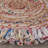 Whimsical Hand-braided Natural Fiber Jute Round Indoor Area Rug with Fringe-1318408060