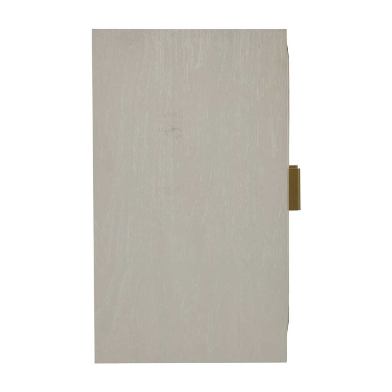 Whitley Transitional Brown and White 2-Drawer Nightstand