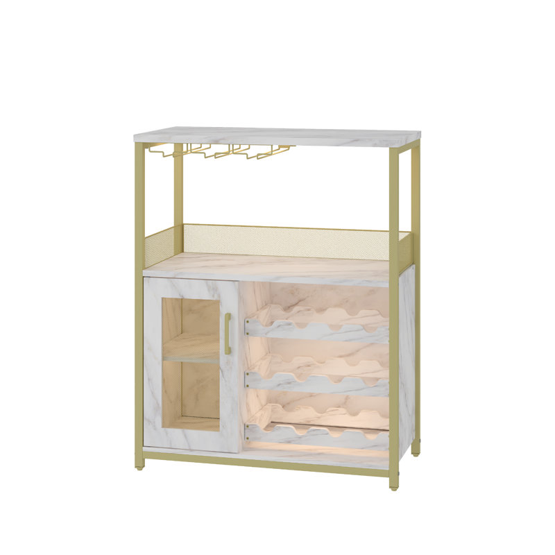 Wine Bottle Rack Gold