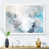 Impression blanche sur toile encadrée
