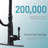 Kitchen Faucet With Pull Down Sprayer, Dual Function Sink Faucet In Black With Soap Dispenser-103566029