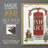 Festive Front Door II Framed Print - Solid Wood-616201497-616201503