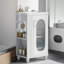 ??20" Space-Saving Bathroom Vanity – Ceramic Sink – Built-In Toilet Paper Holder – Adjustable Shelf – Easy Assembly?-1159599907