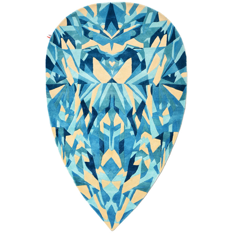 Abstract Area Rug, Novelty 5' x 8'