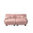 Boneless Cloud Couch Sleeper Sofa For Living Room, Chenille 2 Seater Sofa With 2 Lumbar Pillows And 2 Throw Pillows , Upholstered Wide Arm Sofa With 2 Ottomans,Chenille-337759692