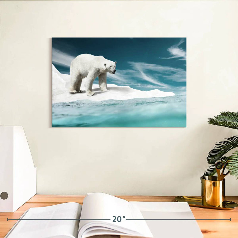 Brampt Ice Bear, 8" H x 12" W