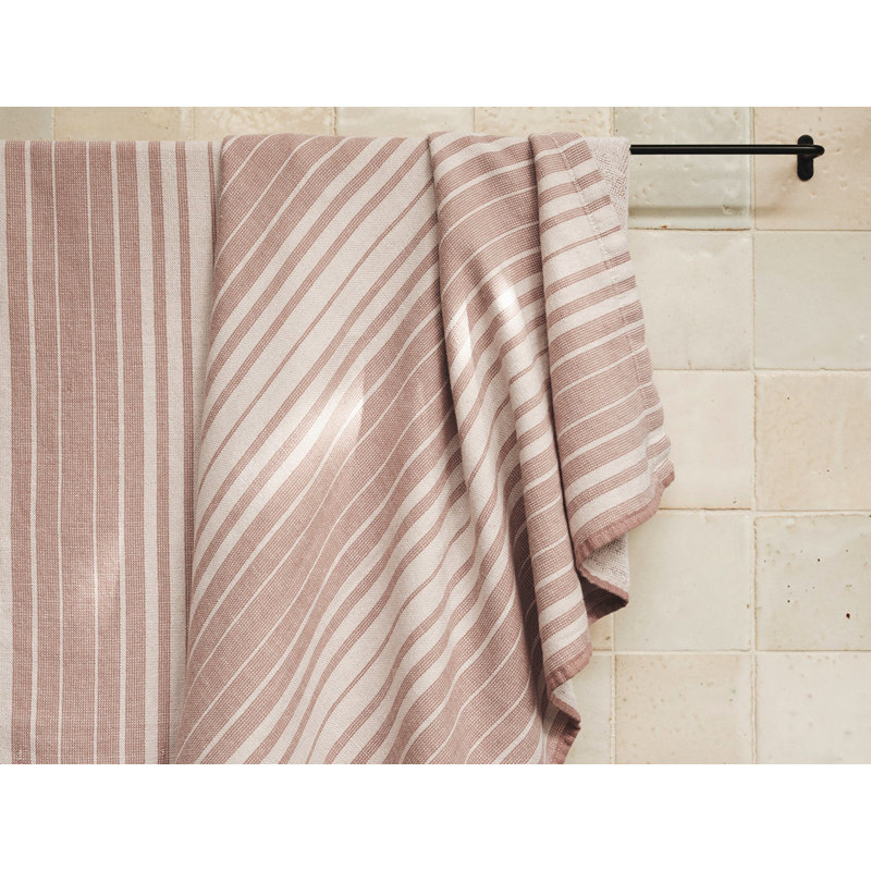 Sycamore Organic Cotton Linen, Hand Towel, Flax w/Praline