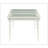 Platinum Finish Dining Table