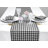 Gingham Checks - 100% Pure Linen Table Runner-1803717236-1747167828