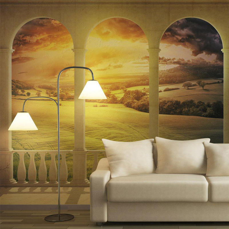 Adhésif mural Dekwan Dream About Magical Fields, L 90 po x l 118 po