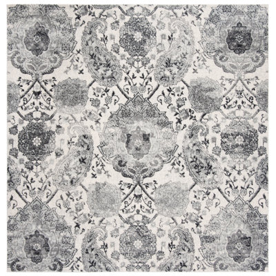 Tapis oriental crème/argenté Barefield