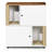 Double Cat Litter Box Enclouse