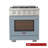 KUCHT Professional 30 in. 4.2 cu. ft. Natural Gas Range and Convection Oven in Light Blue with True Simmer Burners-97805564-97805568