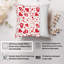 Housses de coussin typographiques et citations «Valentines Love Hearts I Love Quotes»-261890297
