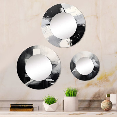 Elisbet Metal Round Mirror