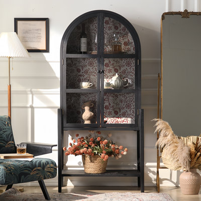 Vitrine simple et rétro noire