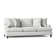 Mila 92" Recessed Arm Sofa with Reversible Cushions