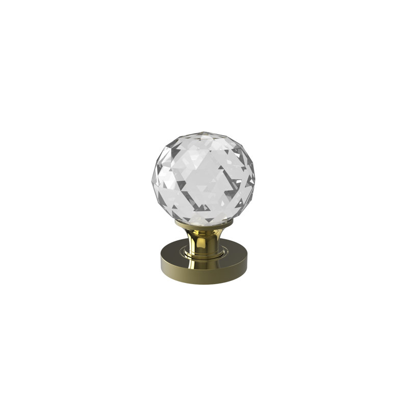 Harbor Passage Door Knob, Polished Brass