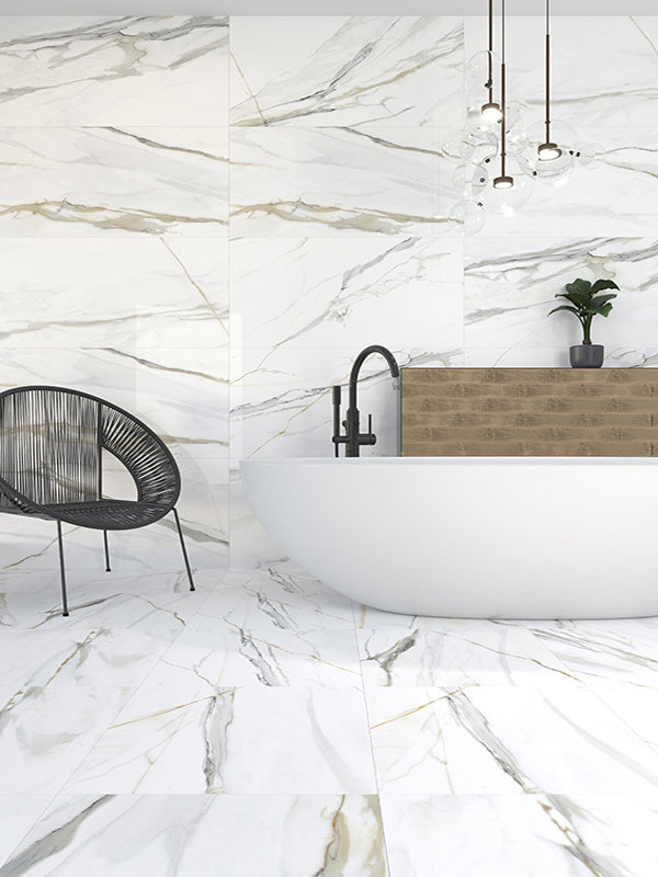 Pros and Cons of Porcelain Tile for Bathroom Floor￼ - Cosmos Surfaces