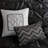 7 Piece Tufted Comforter Set Black