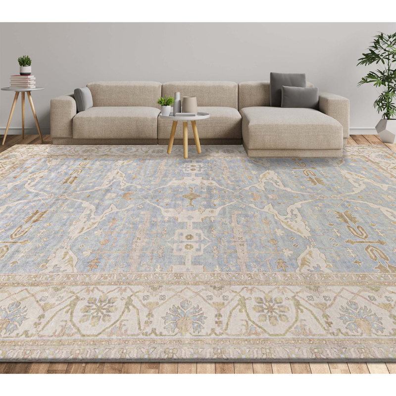 Wool Oriental Area Rug, Rectangle 12' x 14'8"
