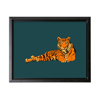 Tigre couché n ° 1