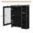 3-in-1 Bathroom Mirror Cabinet, 24-inch Wall Mounted Medicine Cabinet With Adjustable Shelf & Tower Bar, High-define Mirror With Storage For Bathroom Vanity-185992131