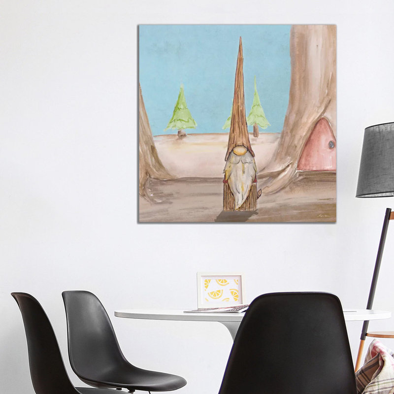 Gnoming Around II by Hugo Edwins - Wrapped Canvas Print, 93.98 cm H x 93.98 cm W x 1.91 cm D