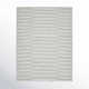 Reva Striped Hand-Knotted Wool Area Rug in Silver