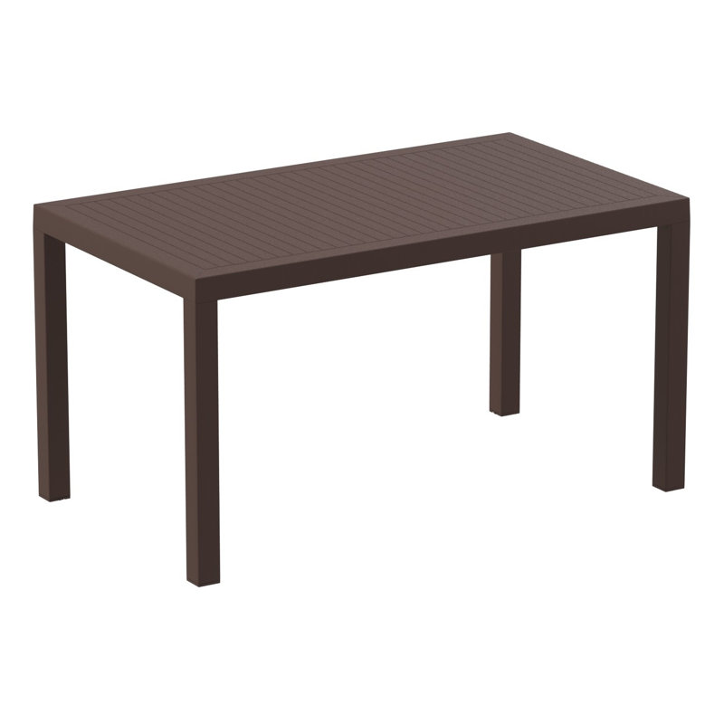 Table de salle à manger Brette, Brun, 55 pouces