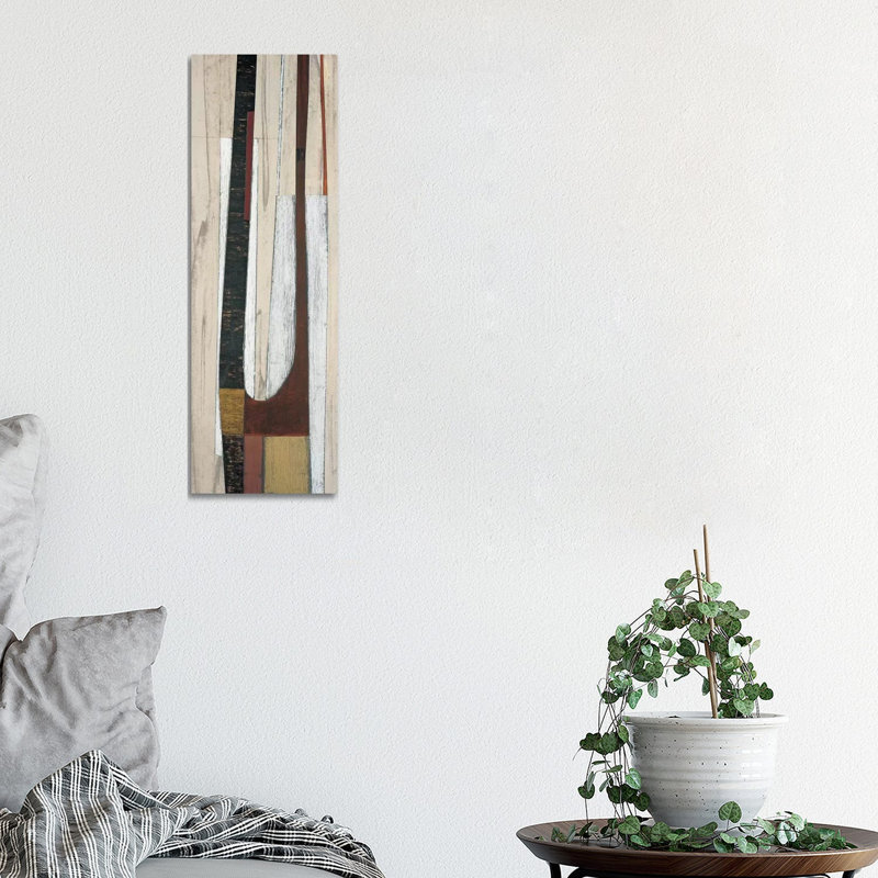 Triad I by Matias Duarte - Wrapped Canvas Panoramic Print, 30.48 cm H x 91.44 cm W x 1.91 cm D