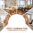 Convertible Sectional Sleeper Sofa Bed Modular Compression Couch With Removable Back And Arm-330436997