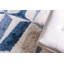Tapis bleu à motif géométrique Mitzy-195286708