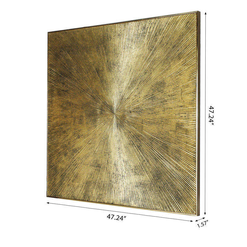 Handmade Abstract Wall Decor on Solid Wood