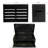 Rolling Metal Tool Cabinet With 5 Drawers & Detachable Top, Practical Design - Black Chest Bearing Slide, 15Kg Loading Capacity-1294808840
