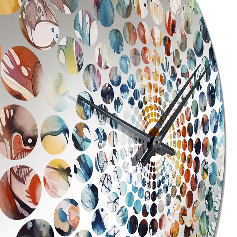 Zanthus - Horloge murale abstraite, Très grand