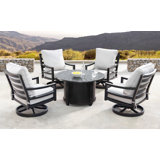 Mhyrren Outdoor 5 - Piece Conversation Set