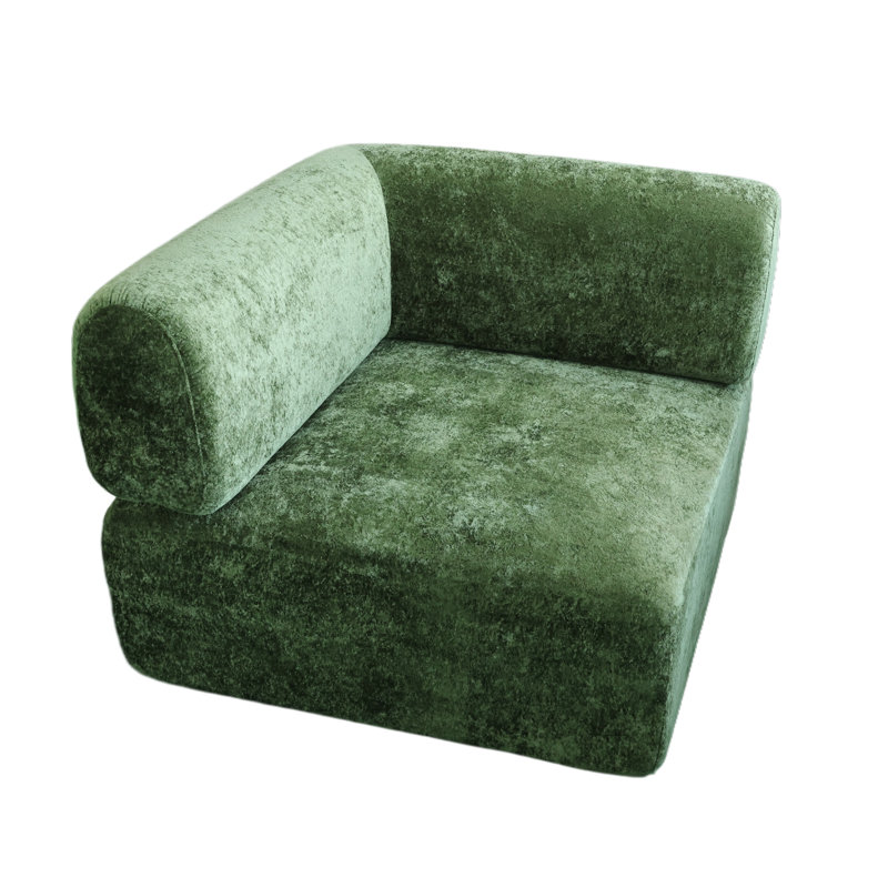 Upholstered Accent Chair, Green