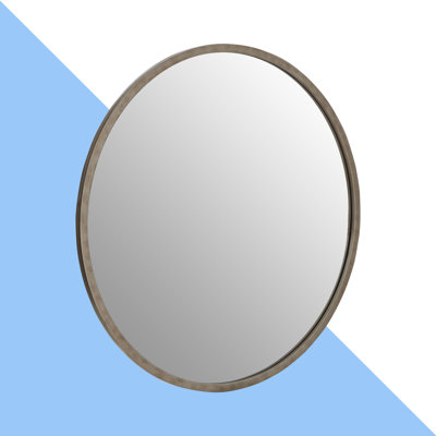 Calhoon Metal Flat Wall Mirror