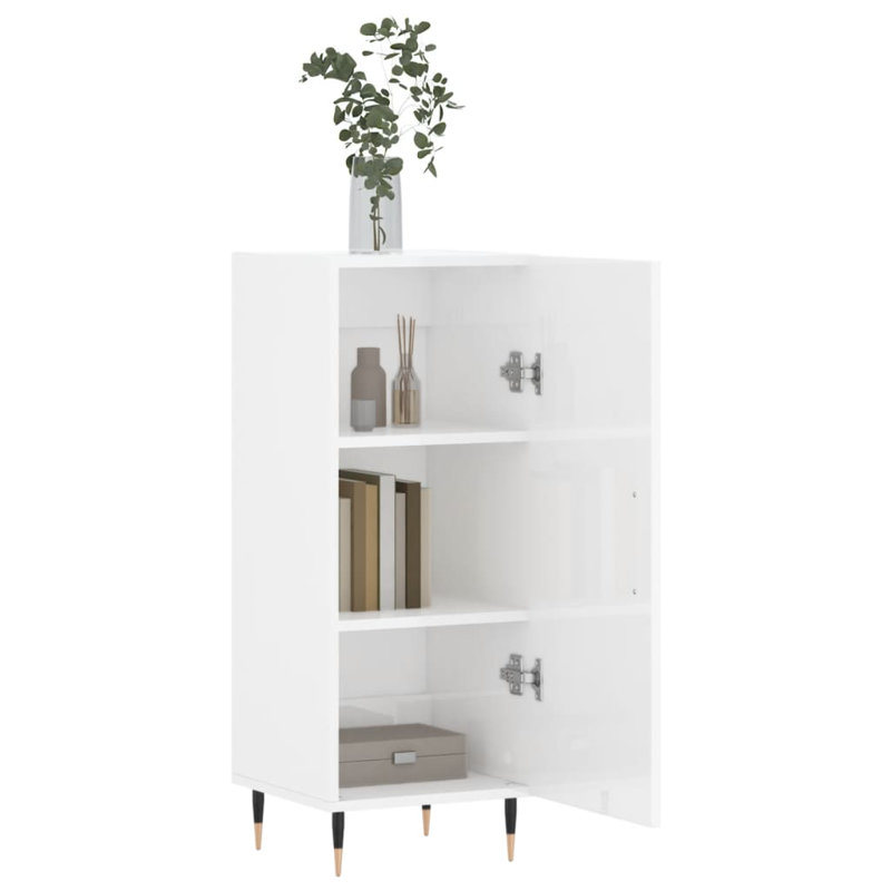 Kortney 34.5cm Sideboard, High gloss white