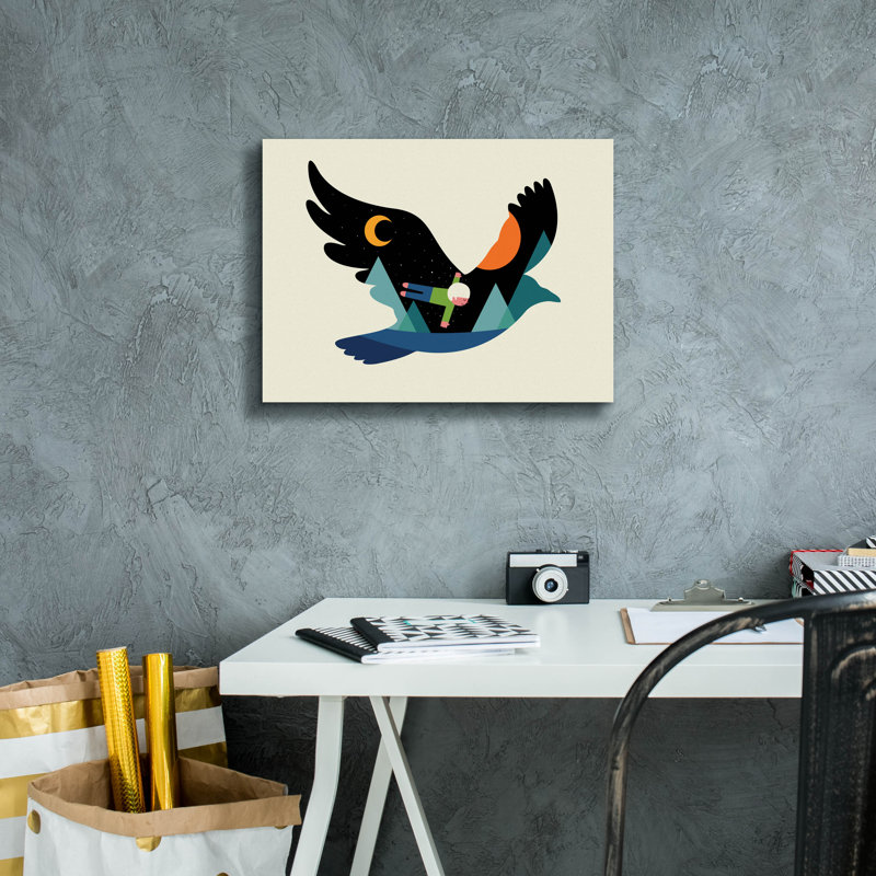 Epic Graffiti «I Believe I Can Fly» par Andy Westfa «I Believe I Can Fly» par Andy Westface, H 12 po x l 16 po x P 0,75 po