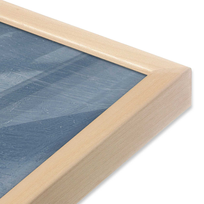 Impression de carte Denim, H 15 po x l 12 po, Érable brut